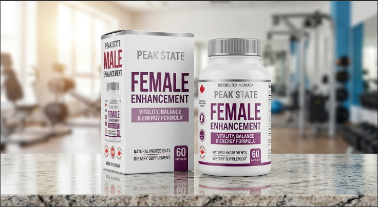 Peak State Female Enhancement vitality, balance and energy formula box and bottle