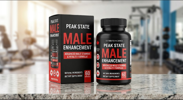 Peak State Male Enhancement box and bottle, 60 capsules dietary supplement